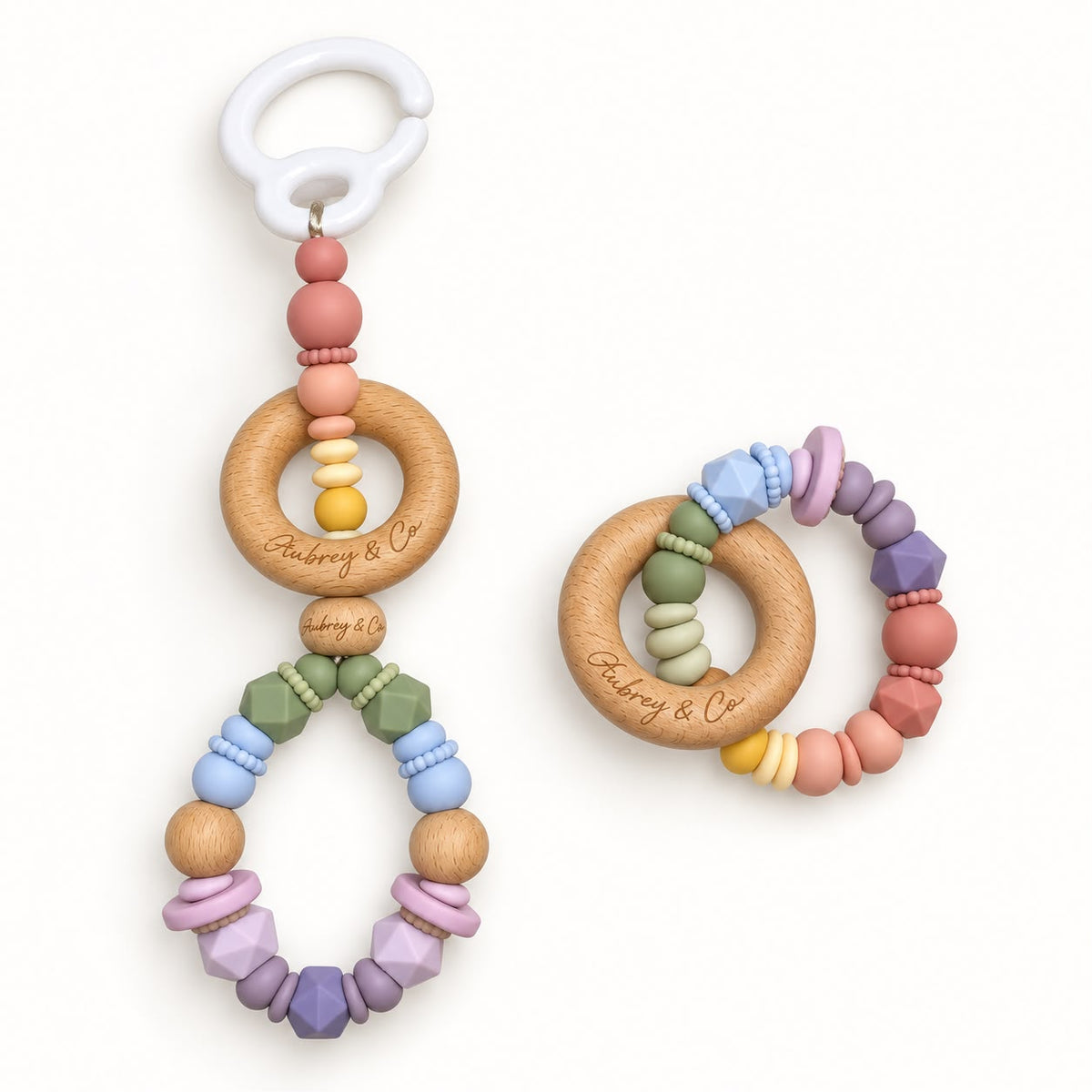 Claim it TikTok Live - 2 Piece Set - A Pram Toy & Rattle