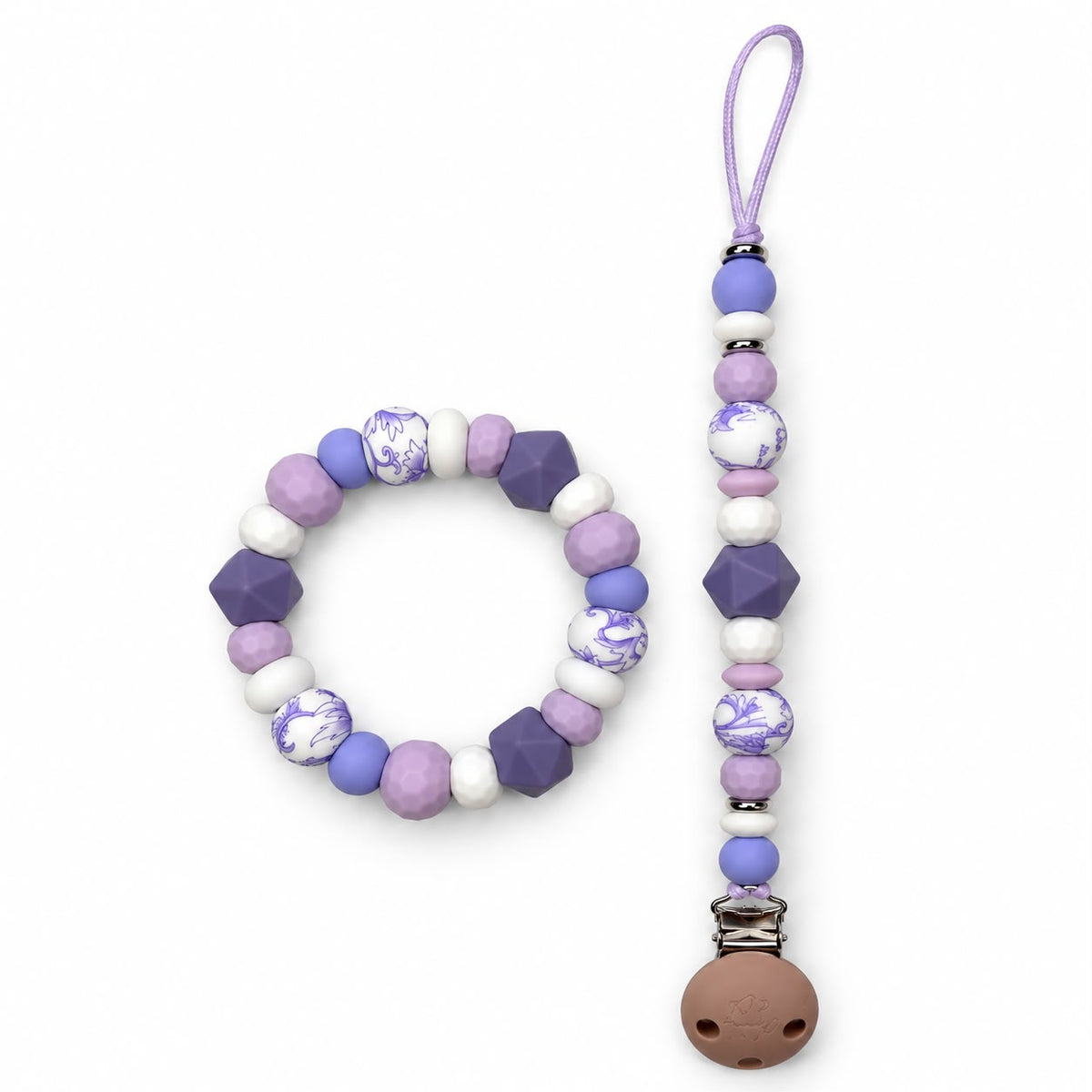 Claim it TikTok Live - 2 Piece Set - A Teether & Dummy Clip