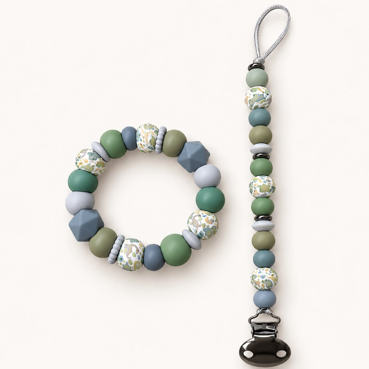 Claim it TikTok Live - 2 Piece Set - A Teether & Dummy Clip