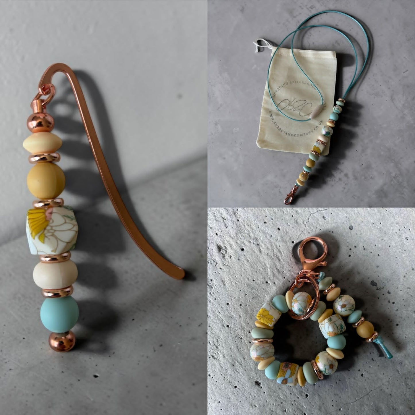 TikTok Live Product - 4 Piece Set - Donut Keyring, Lanyard, Car Charm & Book mark Set, - Come Create With Me Your Own - Make and design LIVE with me today