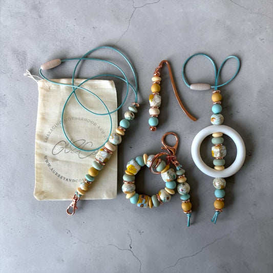 TikTok Live Product - 4 Piece Set - Donut Keyring, Lanyard, Car Charm & Book mark Set, - Come Create With Me Your Own - Make and design LIVE with me today