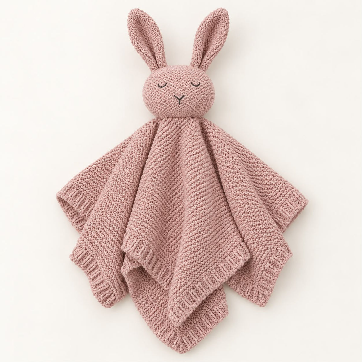 Knitted Cotton Blanket and Comforter Set