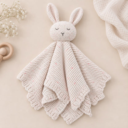Knitted Cotton Blanket and Comforter Set