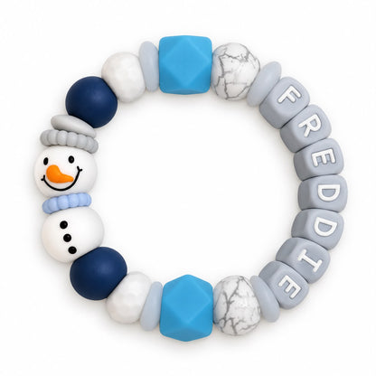 Christmas Listing - Teether - Snowman