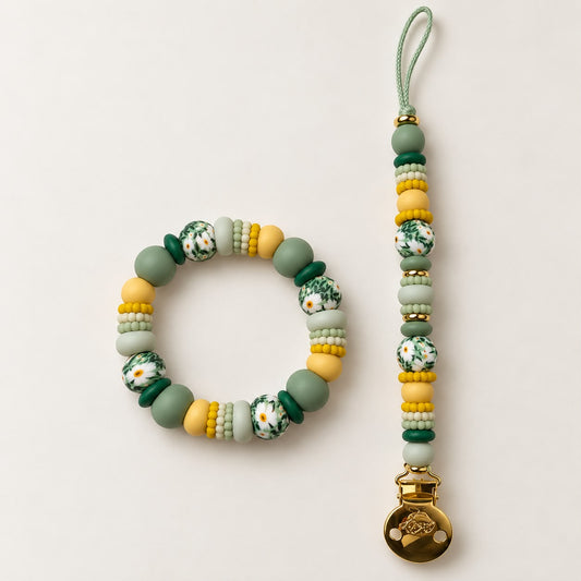 Claim it TikTok Live - 2 Piece Set - A Teether & Dummy Clip