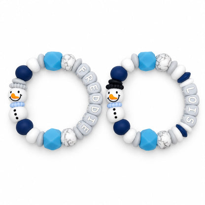 Christmas Listing - Teether - Snowman