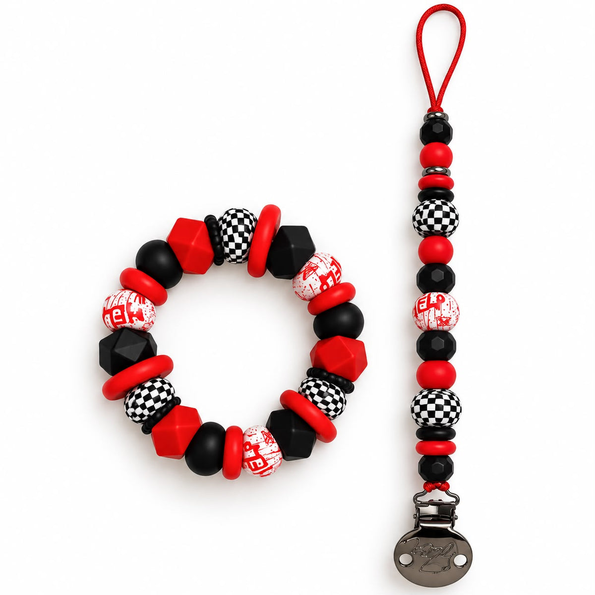 Claim it TikTok Live - Halloween Special - 2 Piece Set - A Teether & Dummy Clip