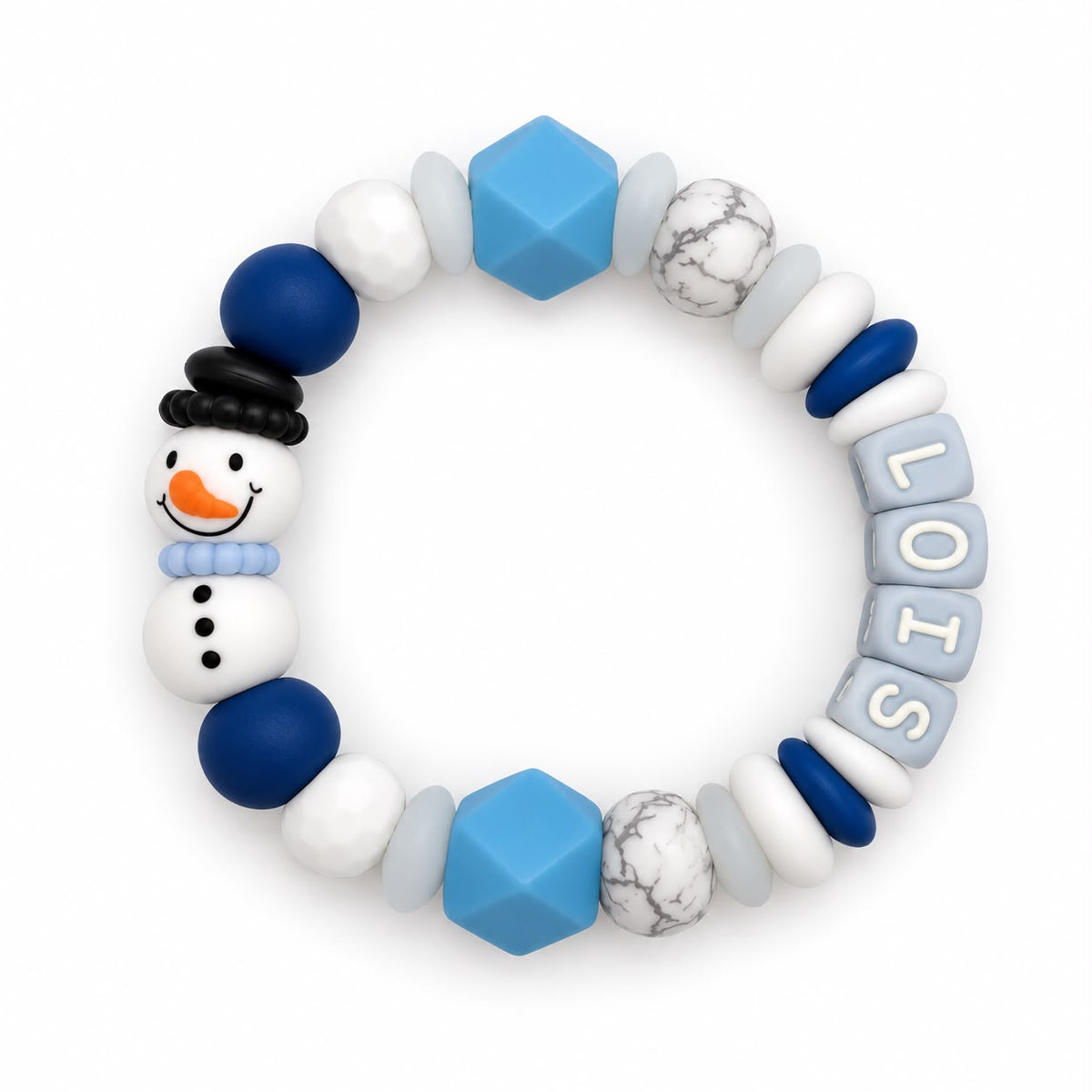 Christmas Listing - Teether - Snowman
