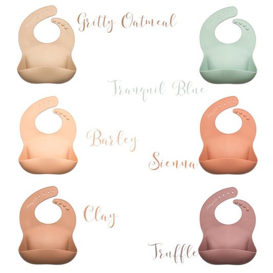 TikTok Live Product - Silicone Feeding Bib - 5 Colour ways to choose from